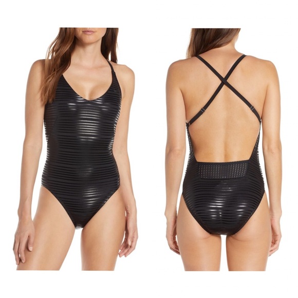 nike metallic swimsuit